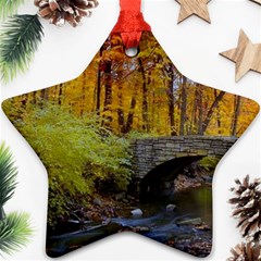 Stone Country Bridge Star Ornament (Two Sides) from ArtsNow.com Front