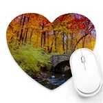 Stone Country Bridge Heart Mousepad