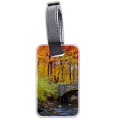 Stone Country Bridge Luggage Tag (two sides) from ArtsNow.com Back