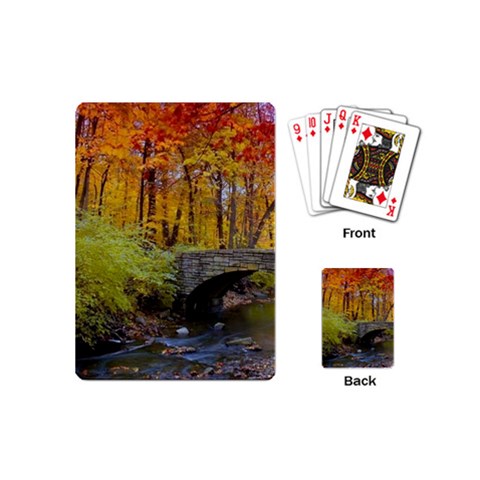 Stone Country Bridge Playing Cards (Mini) from ArtsNow.com Back