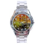 Stone Country Bridge Stainless Steel Analogue Watch