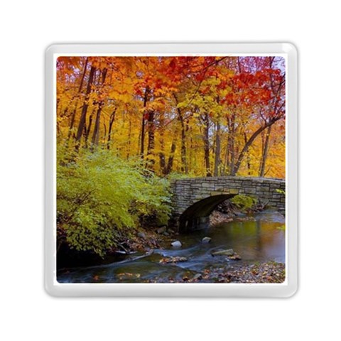 Stone Country Bridge Memory Card Reader (Square) from ArtsNow.com Front