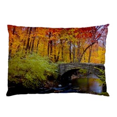 Stone Country Bridge Pillow Case (Two Sides) from ArtsNow.com Front