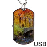 Stone Country Bridge Dog Tag USB Flash (One Side)