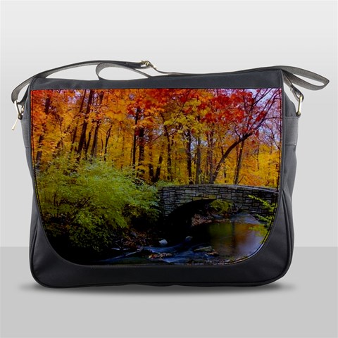 Stone Country Bridge Messenger Bag from ArtsNow.com Front