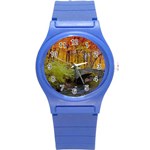 Stone Country Bridge Round Plastic Sport Watch (S)