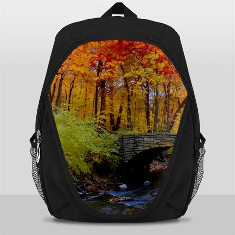 Stone Country Bridge Backpack Bag from ArtsNow.com Front