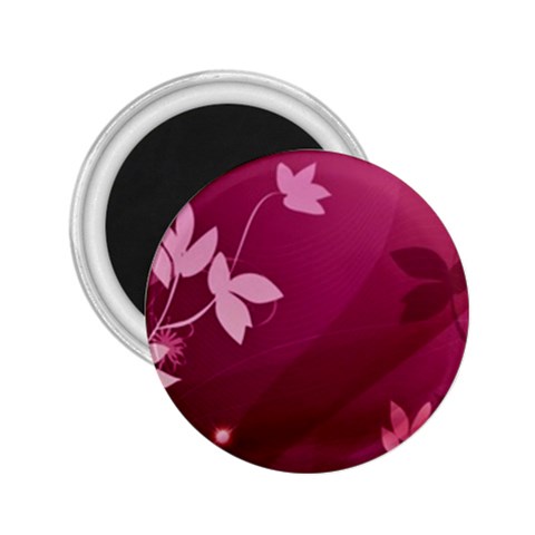 Pink Flower Art 2.25  Magnet from ArtsNow.com Front