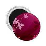 Pink Flower Art 2.25  Magnet