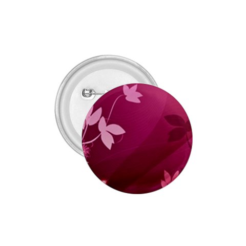 Pink Flower Art 1.75  Button from ArtsNow.com Front