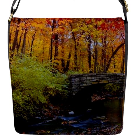 Stone Country Bridge Flap Closure Messenger Bag (S) from ArtsNow.com Front