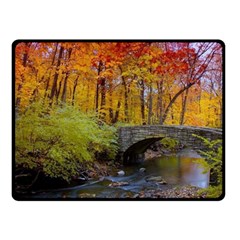 Stone Country Bridge Double Sided Fleece Blanket (Small) from ArtsNow.com 45 x34  Blanket Front