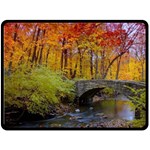 Stone Country Bridge Double Sided Fleece Blanket (Large)