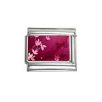 Pink Flower Art Italian Charm (9mm)