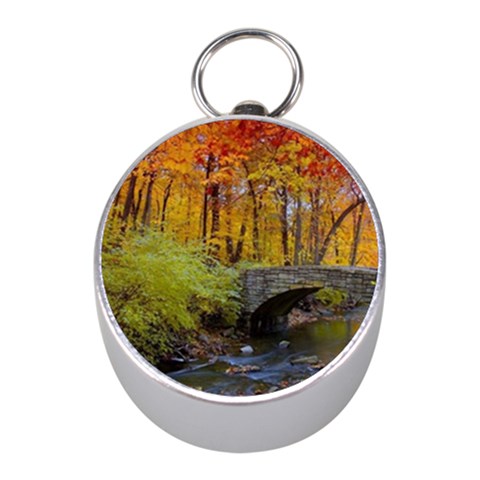 Stone Country Bridge Silver Compass (Mini) from ArtsNow.com Front