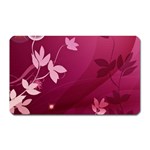 Pink Flower Art Magnet (Rectangular)