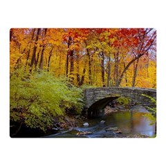 Stone Country Bridge Double Sided Flano Blanket (Mini) from ArtsNow.com 35 x27  Blanket Back