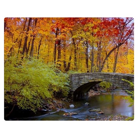 Stone Country Bridge Double Sided Flano Blanket (Medium) from ArtsNow.com 60 x50  Blanket Front