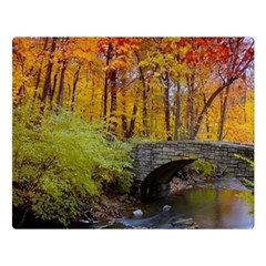 Stone Country Bridge Double Sided Flano Blanket (Large) from ArtsNow.com 80 x60  Blanket Front