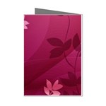 Pink Flower Art Mini Greeting Cards (Pkg of 8)