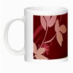 Pink Flower Art Night Luminous Mug