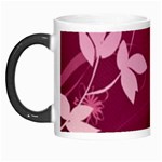 Pink Flower Art Morph Mug