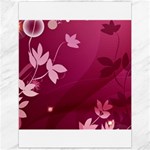 Pink Flower Art Canvas 12  x 16 