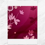 Pink Flower Art Canvas 12  x 18 