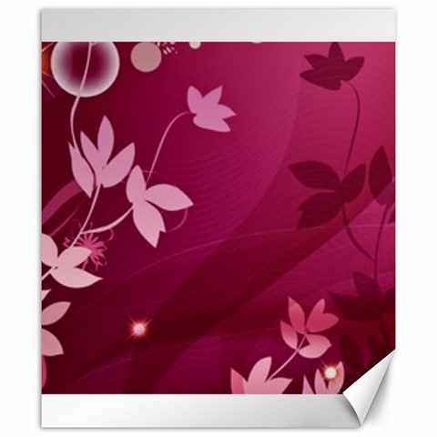 Pink Flower Art Canvas 20  x 24  from ArtsNow.com 19.57 x23.15  Canvas - 1