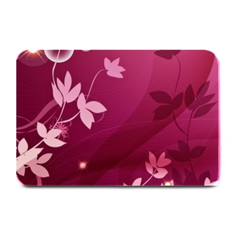 Pink Flower Art Plate Mat from ArtsNow.com 18 x12  Plate Mat