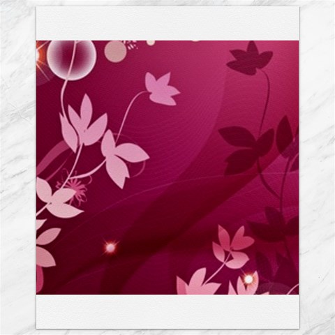 Pink Flower Art Canvas 11  x 14  from ArtsNow.com 10.95 x13.48  Canvas - 1
