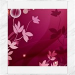 Pink Flower Art Canvas 11  x 14 