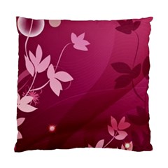 Pink Flower Art Standard Cushion Case (Two Sides) from ArtsNow.com Front