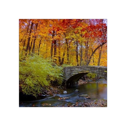 Stone Country Bridge Square Tapestry (Small) from ArtsNow.com Front