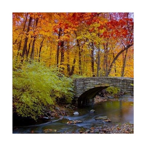 Stone Country Bridge Square Tapestry (Large) from ArtsNow.com Front