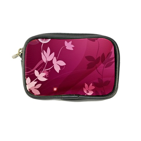 Pink Flower Art Coin Purse from ArtsNow.com Front