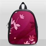 Pink Flower Art School Bag (Small)