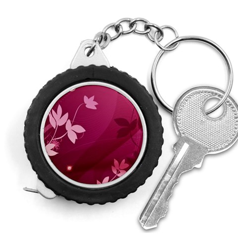Pink Flower Art Measuring Tape from ArtsNow.com Front