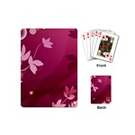 Pink Flower Art Playing Cards (Mini)