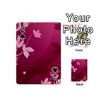 Pink Flower Art Playing Cards 54 (Mini)