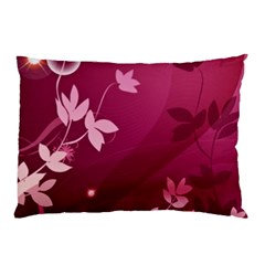 Pink Flower Art Pillow Case (Two Sides) from ArtsNow.com Front