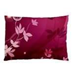 Pink Flower Art Pillow Case (Two Sides)