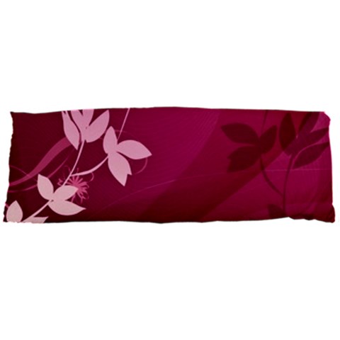Pink Flower Art Body Pillow Case Dakimakura (Two Sides) from ArtsNow.com Front