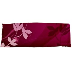 Pink Flower Art Body Pillow Case Dakimakura (Two Sides) from ArtsNow.com Front