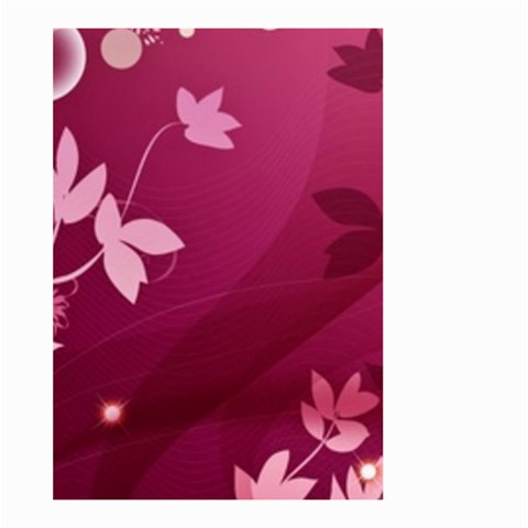 Pink Flower Art Large Garden Flag (Two Sides) from ArtsNow.com Front
