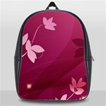 Pink Flower Art School Bag (XL)