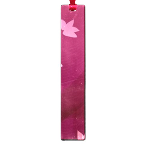 Pink Flower Art Large Book Mark from ArtsNow.com Front