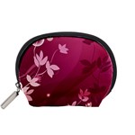 Pink Flower Art Accessory Pouch (Small)