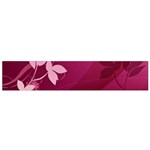 Pink Flower Art Small Flano Scarf