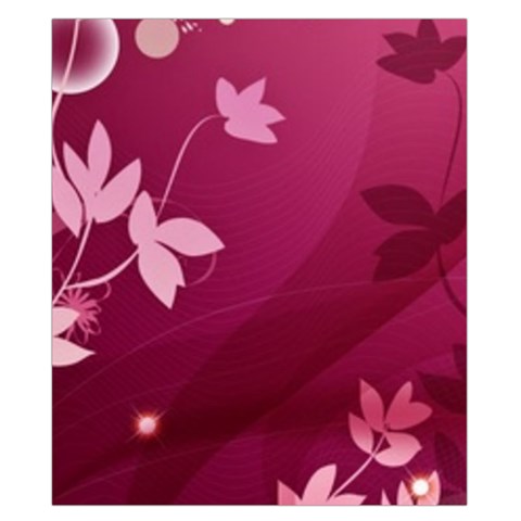 Pink Flower Art Duvet Cover (California King Size) from ArtsNow.com Duvet Quilt